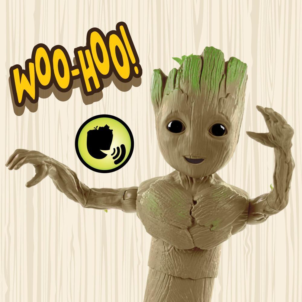 Marvel Studios I Am Groot Groove 'N Grow Groot, 13.5 Inch Interactive Action Figure, Marvel Toys product thumbnail 1