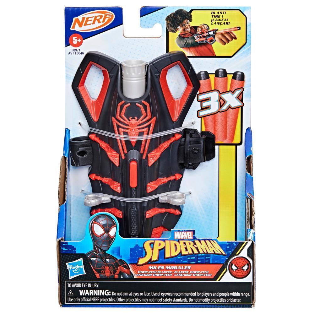 Marvel NERF Spider-Man Miles Morales Thwip-Tech Blaster Role Play Toy for Kids 5+ product thumbnail 1