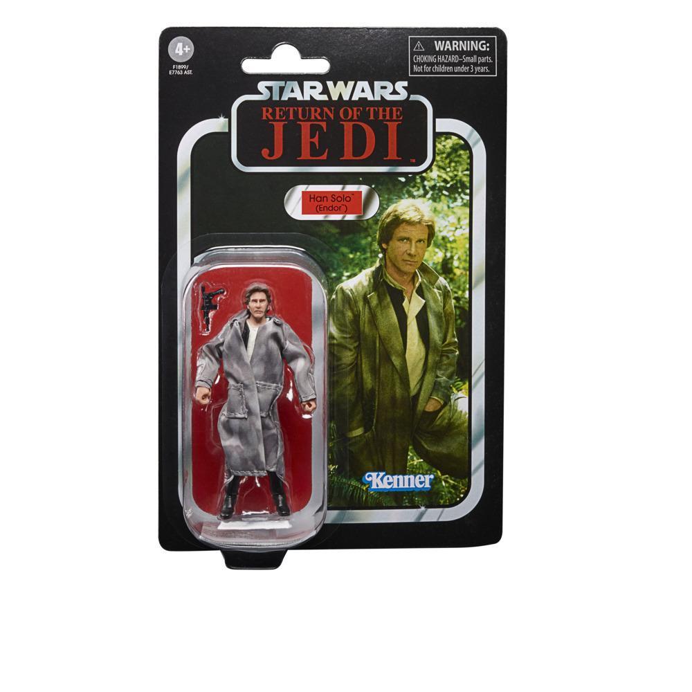 Star Wars The Vintage Collection Han Solo (Endor) Toy, 3.75-Inch-Scale Star Wars: Return of the Jedi Action Figure product thumbnail 1