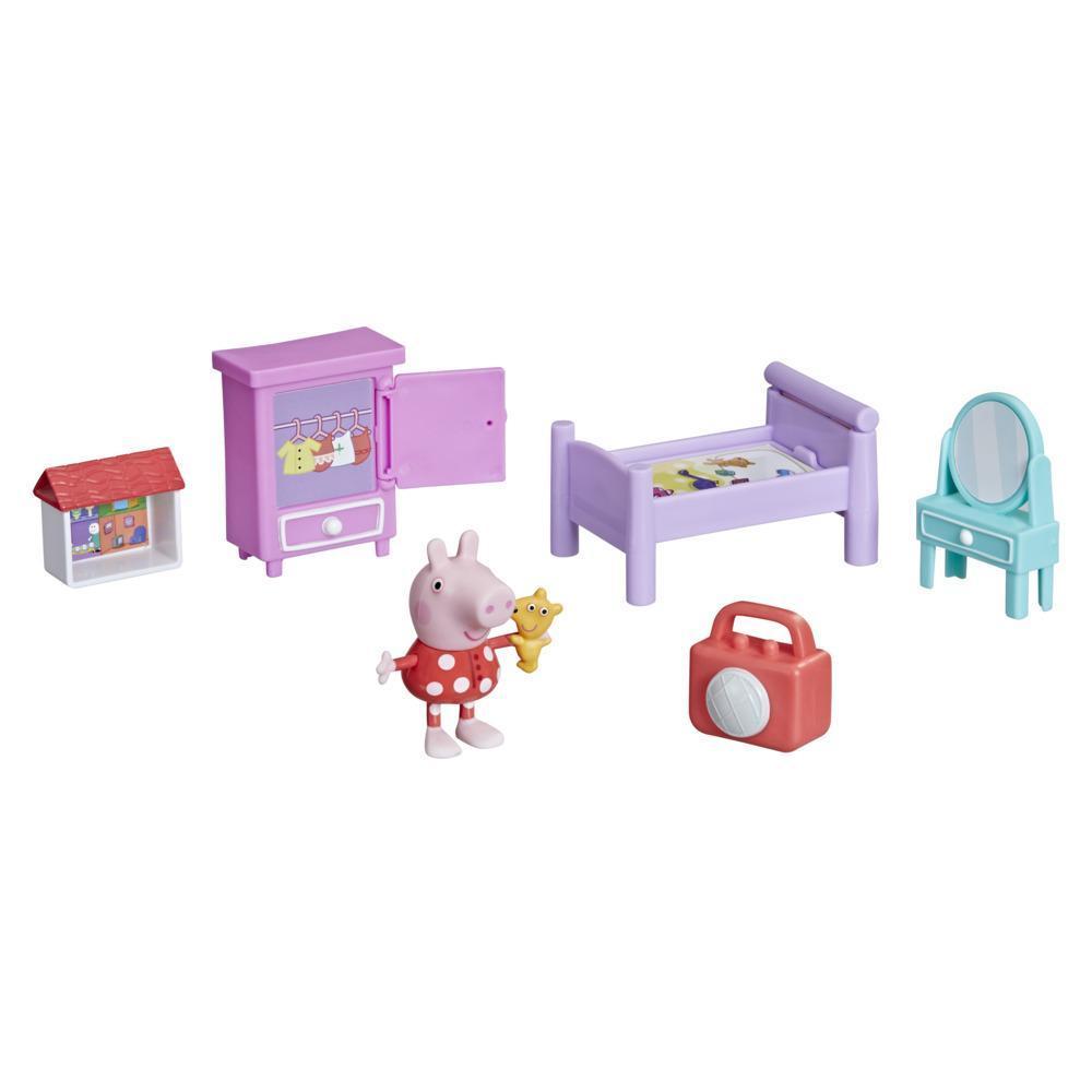 Peppa Pig Peppa's Adventures Bedtime with Peppa Accessory Set with 3-inch Peppa Pig Figure and 5 Accessories product thumbnail 1