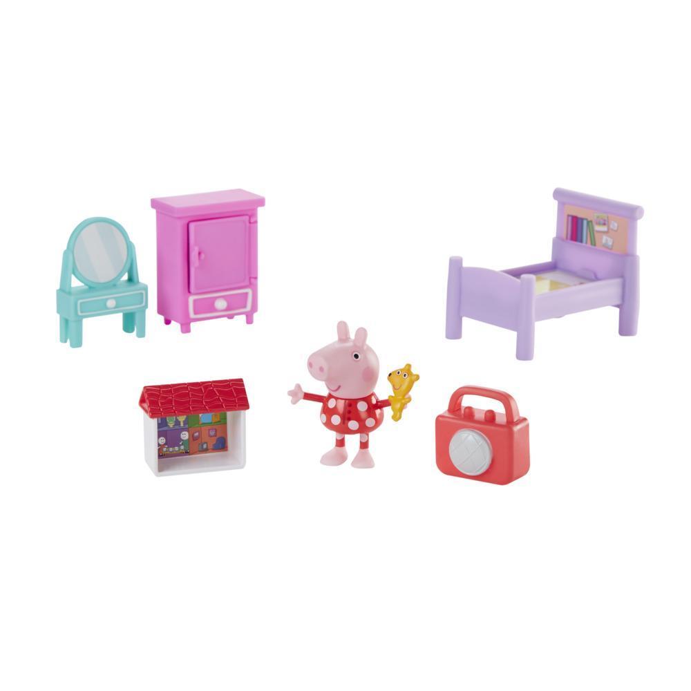 Peppa Pig Peppa's Adventures Bedtime with Peppa Accessory Set with 3-inch Peppa Pig Figure and 5 Accessories product thumbnail 1