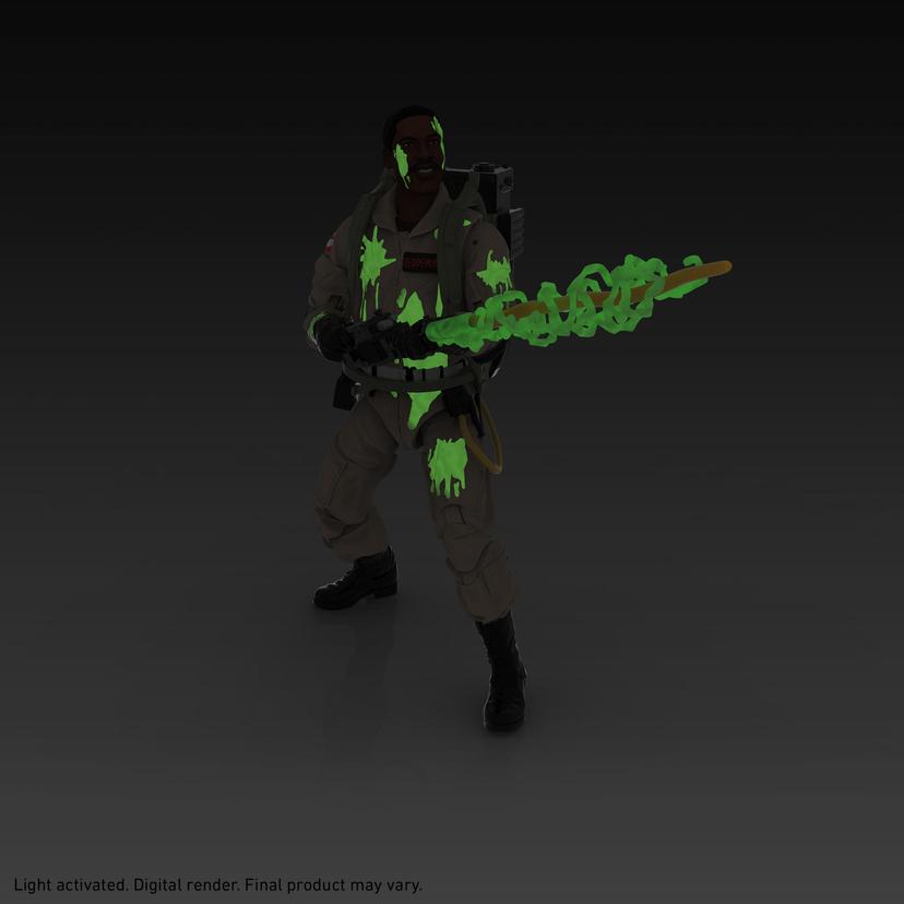 Ghostbusters Plasma Series Glow-in-the-Dark Winston Zeddemore 6-Inch-Scale Collectible Classic 1984 Ghostbusters Figure product image 1