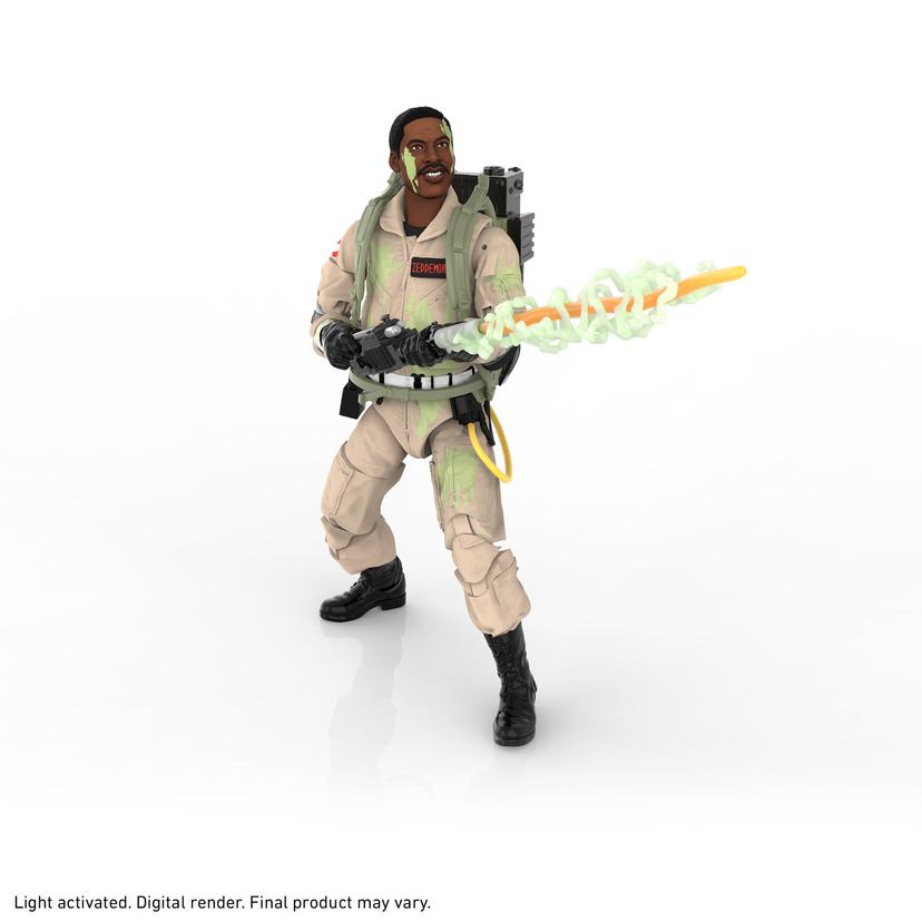 Ghostbusters Plasma Series Glow-in-the-Dark Winston Zeddemore 6-Inch-Scale Collectible Classic 1984 Ghostbusters Figure product image 1