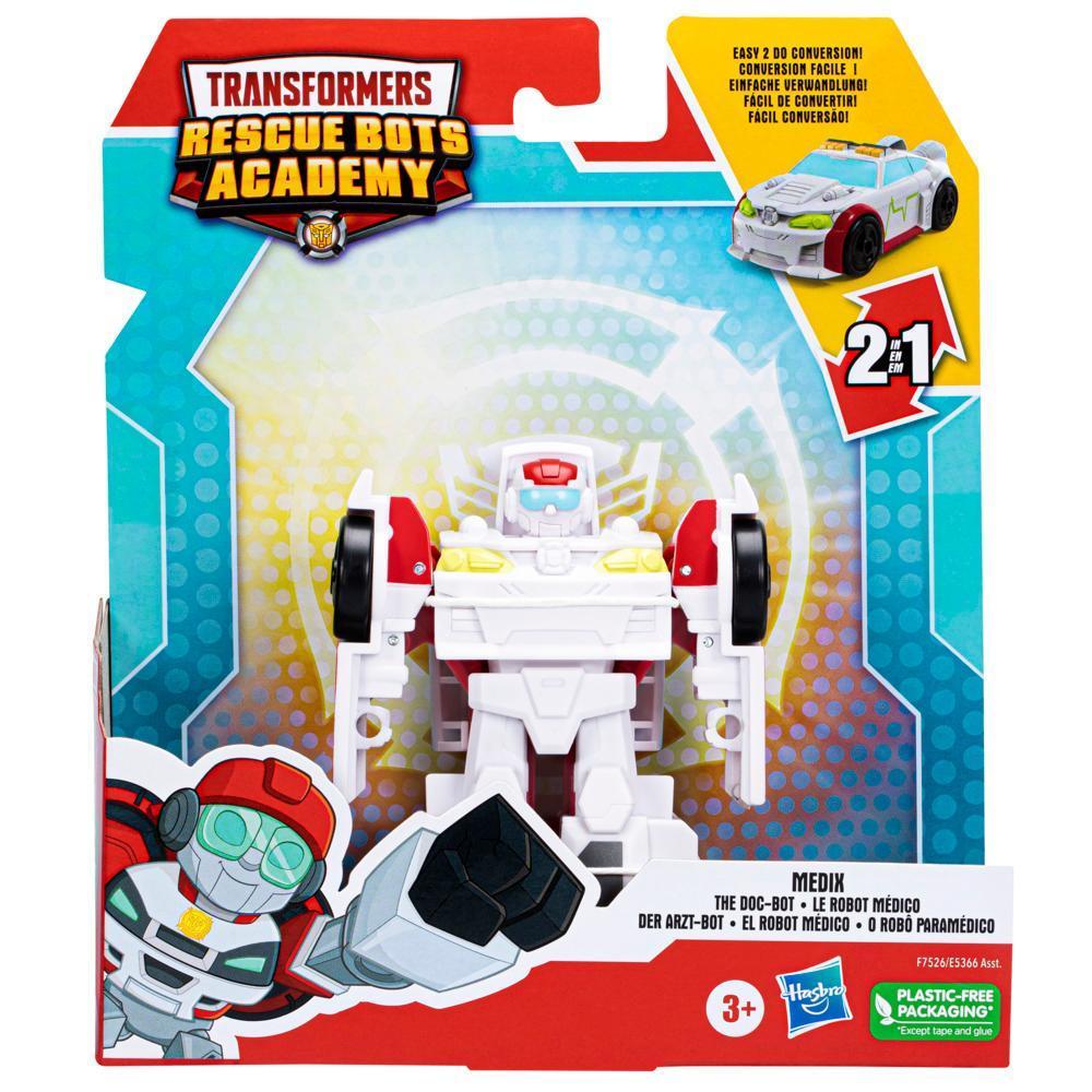 Transformers Rescue Bots Academy Medix Converting Toy, 4.5” Action Figure, For Kids Ages 3 and Up product thumbnail 1