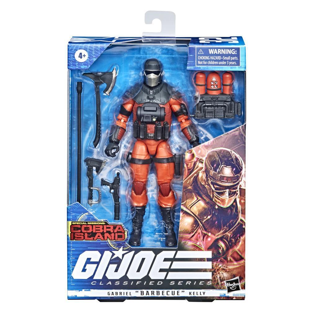 G.I. Joe Classified Series Series Gabriel “Barbecue” Kelly Action Figure 32 Collectible Toy with Custom Package Art product thumbnail 1