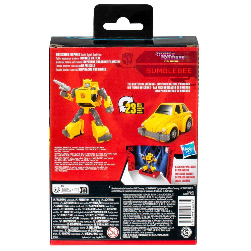 Transformers Studio Series Deluxe The Transformers: The Movie 86-29 Bumblebee 4.5” Action Figure, 8+ product image 1