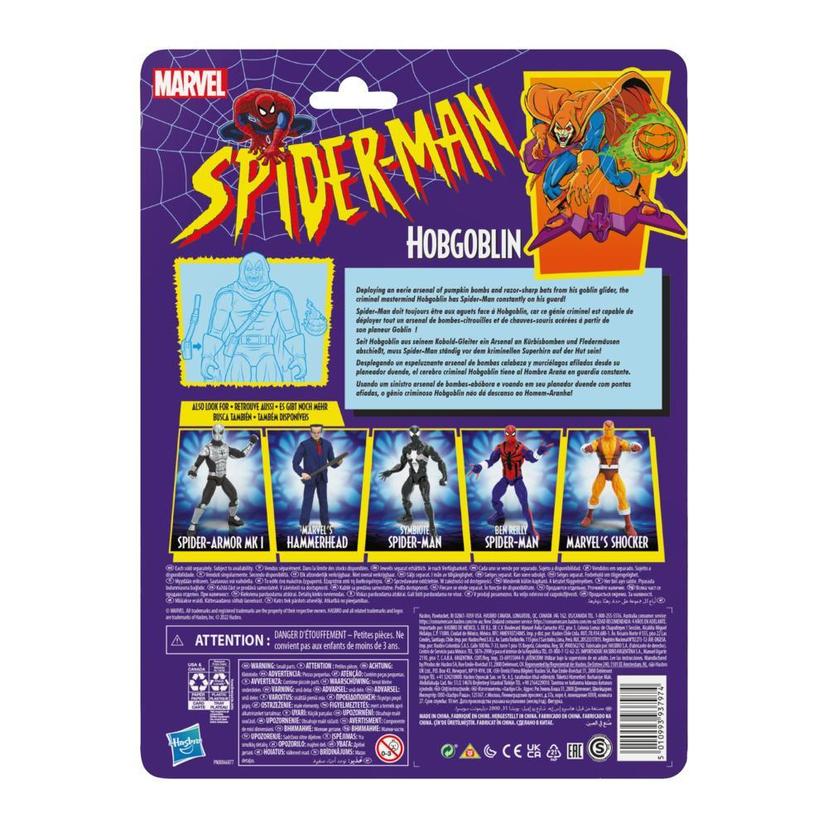 Marvel Legends Series Spider-Man 6-inch Hobgoblin Action Figure Toy, Includes 3 Accessories product image 1