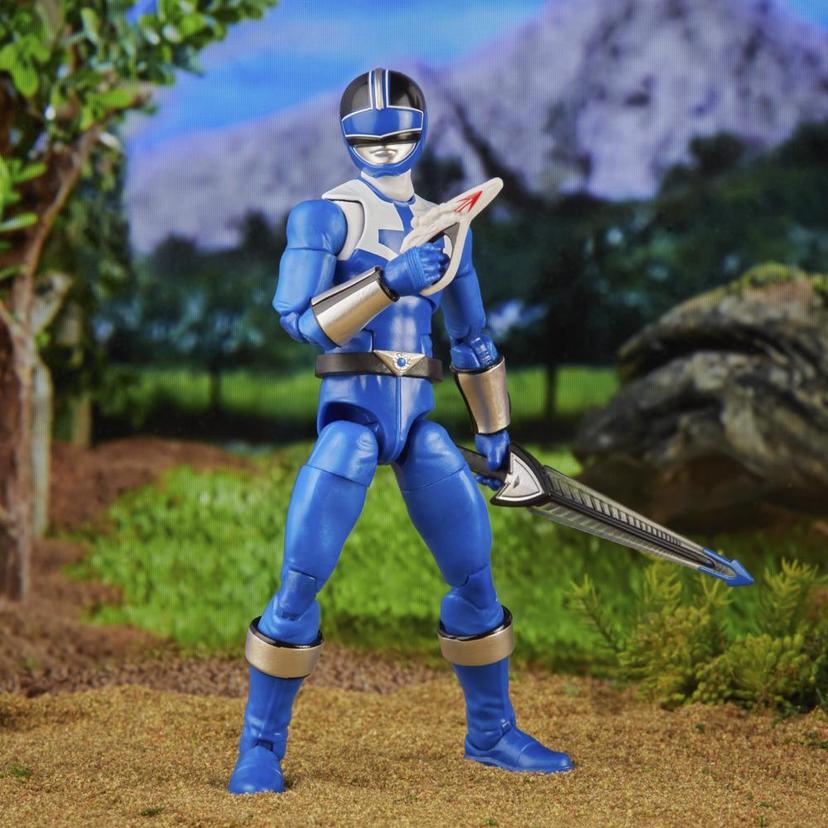 Power Rangers Lightning Collection Time Force Blue Ranger and Vector Cycle  Action Figures - Power Rangers