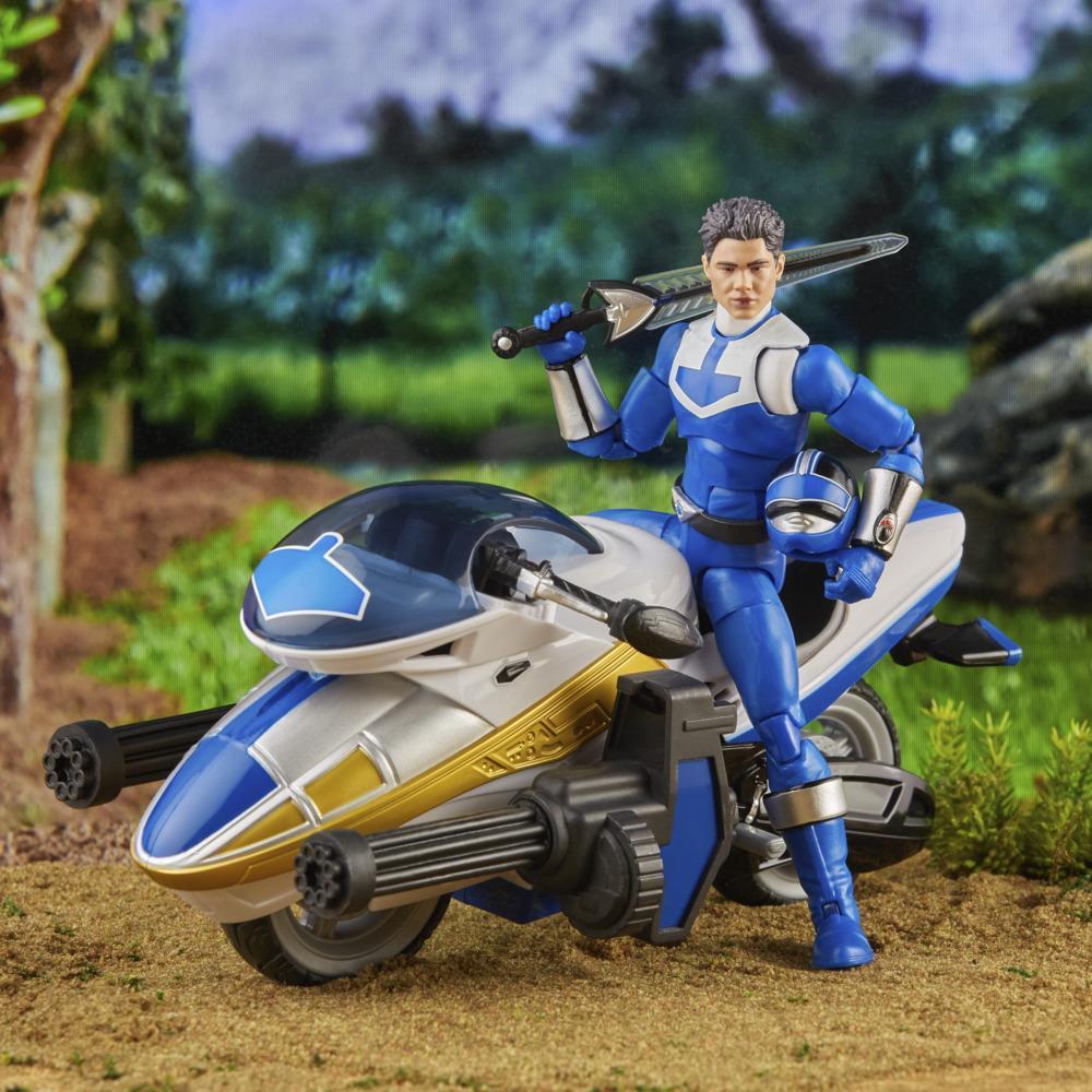 Power Rangers Lightning Collection Time Force Blue Ranger and Vector Cycle Action Figures product image 1