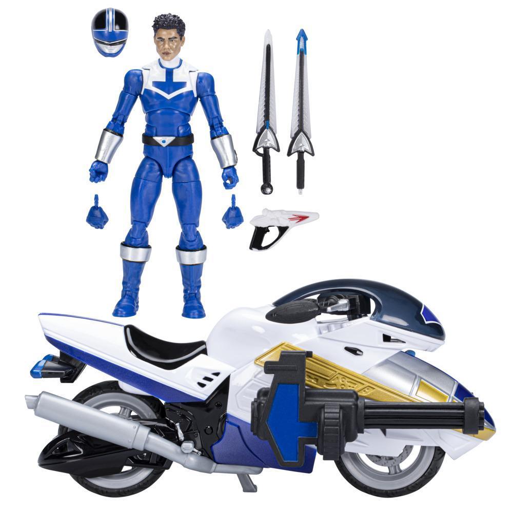 Power Rangers Lightning Collection Time Force Blue Ranger and Vector Cycle Action Figures product image 1