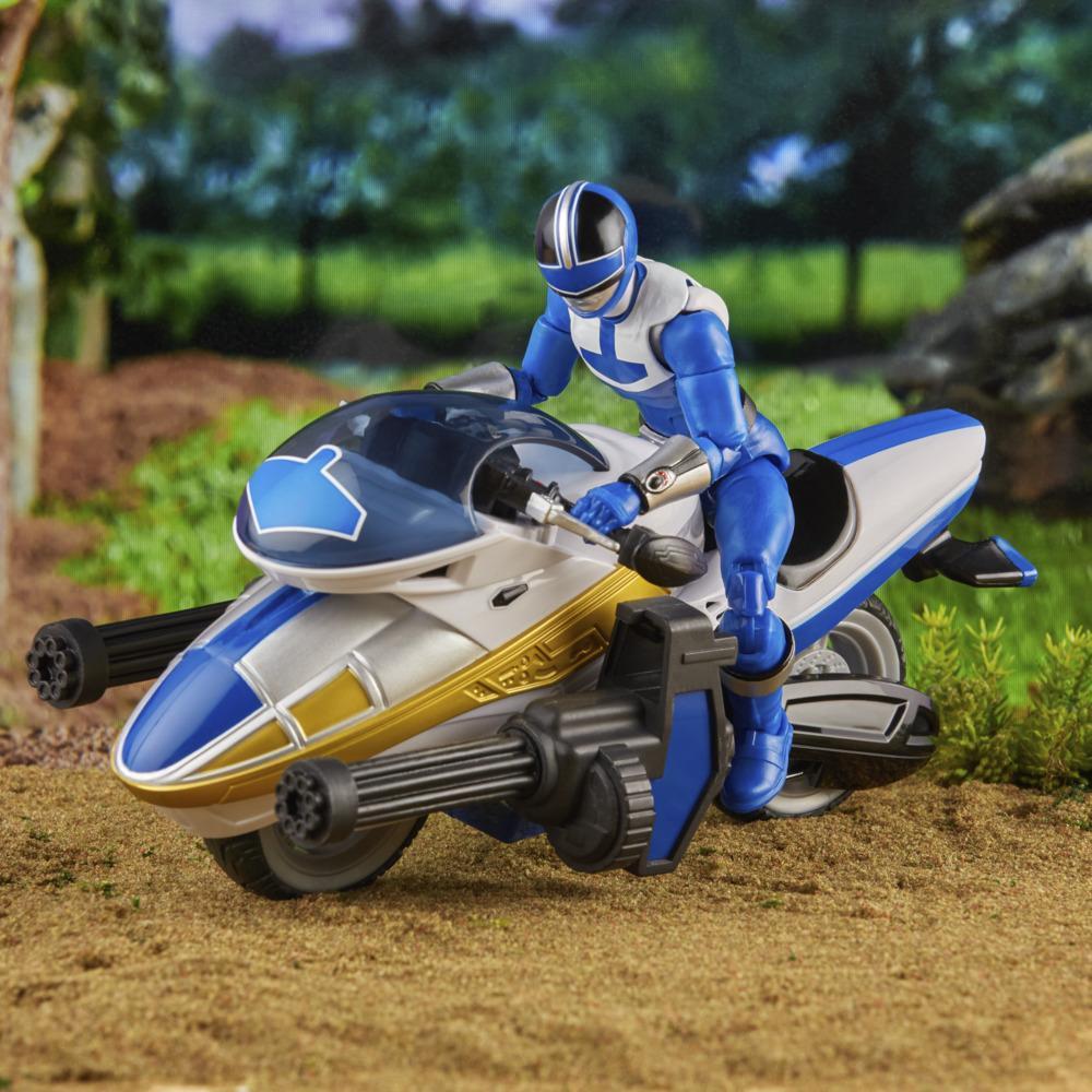 Power Rangers Lightning Collection Time Force Blue Ranger and Vector Cycle Action Figures product image 1