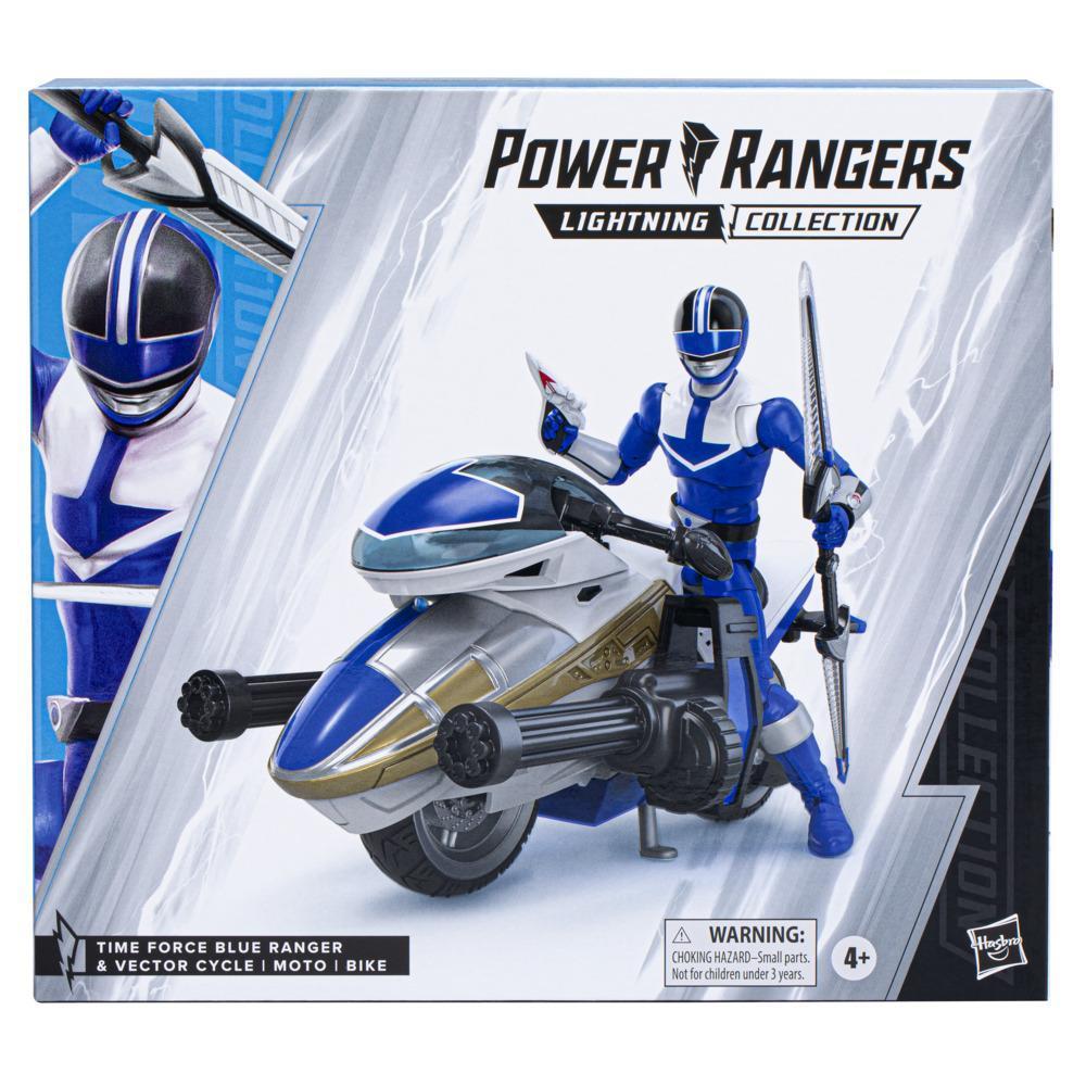 Power Rangers Lightning Collection Time Force Blue Ranger and Vector Cycle Action Figures product image 1