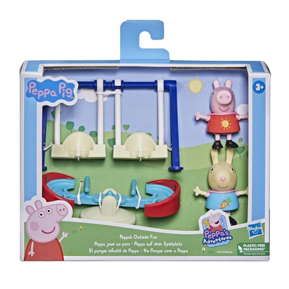 Peppa Pig Peppa's Adventures Peppa's Outside Fun Preschool Toy, with 2 Figures and 3 Accessories, Ages 3 and Up product thumbnail 1