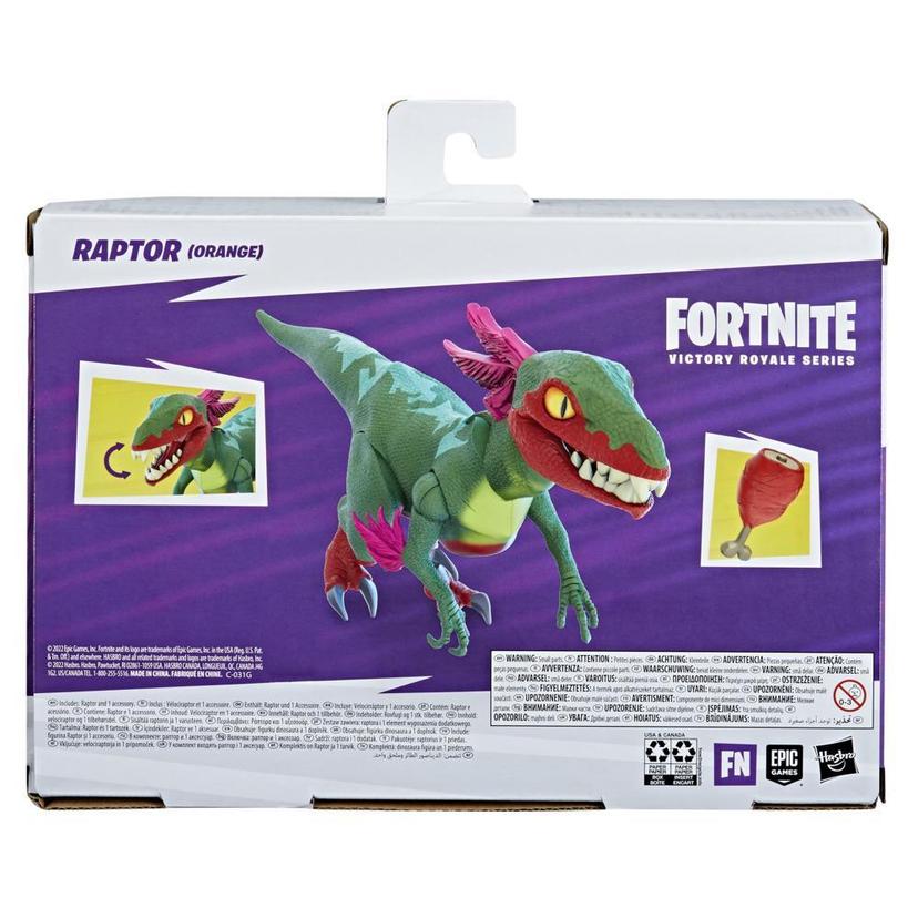 Hasbro Fortnite Victory Royale Series Raptor (Orange) Collectible Action Figure with Accessories, 6-inch product image 1