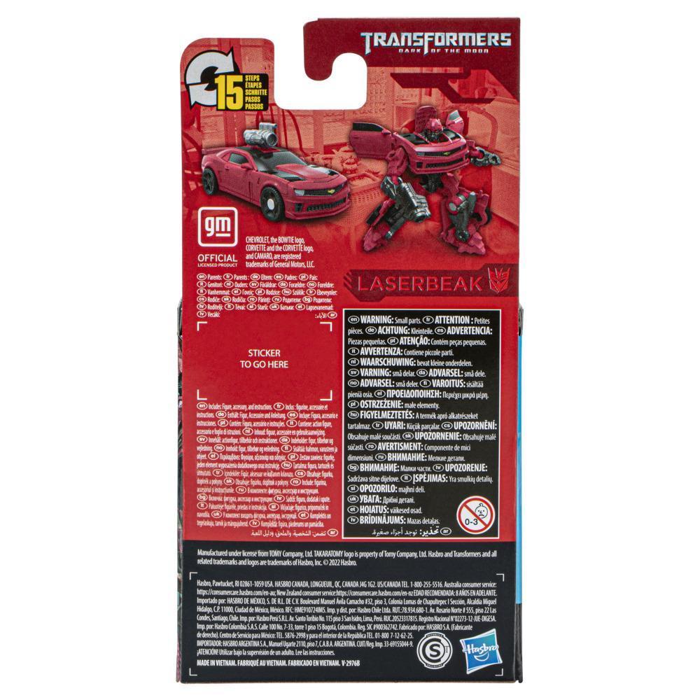 Transformers Studio Series Core Class Transformers: Dark of the Moon Laserbeak Figure, Ages 8 and Up, 3.5-inch product thumbnail 1
