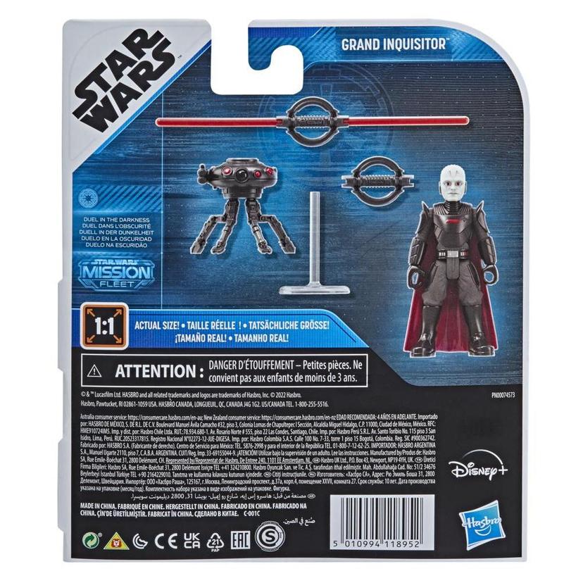 Star Wars Mission Fleet Gear Class, 2.5-Inch-Scale Grand Inquisitor Action  Figure, Star Wars Toy for Kids Ages 4 and Up - Star Wars