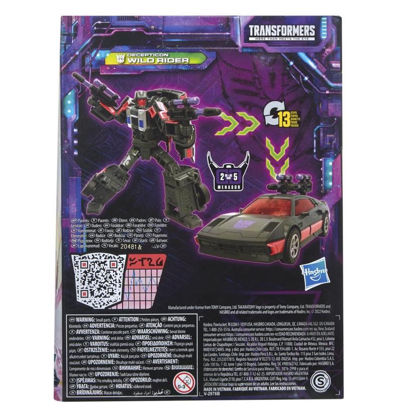 Transformers Toys Generations Legacy Deluxe Decepticon Wild Rider Action Figure - 8 and Up, 5.5-inch product image 1