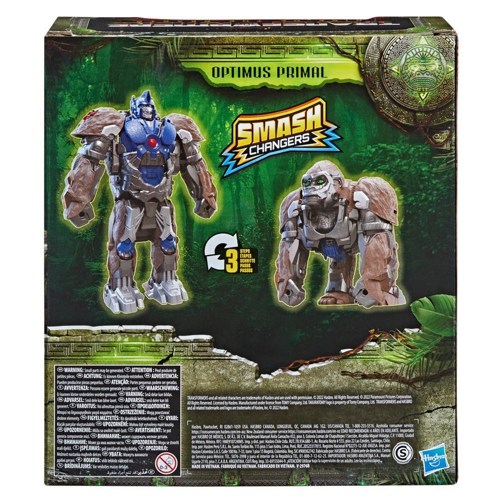 Transformers Toys Transformers: Rise of the Beasts Movie, Smash Changer Optimus Primal Action Figure - Ages 6 and up, 9-inch product thumbnail 1