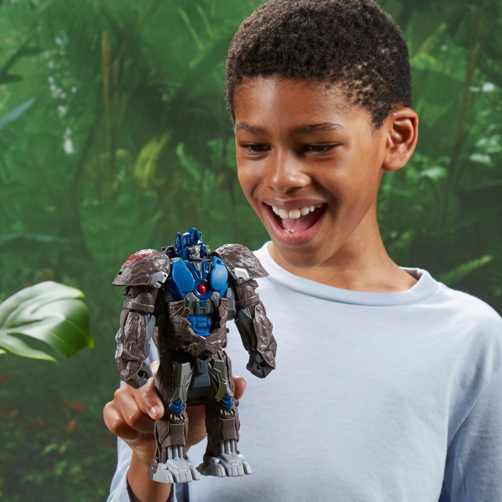 Transformers Toys Transformers: Rise of the Beasts Movie, Smash Changer Optimus Primal Action Figure - Ages 6 and up, 9-inch product thumbnail 1