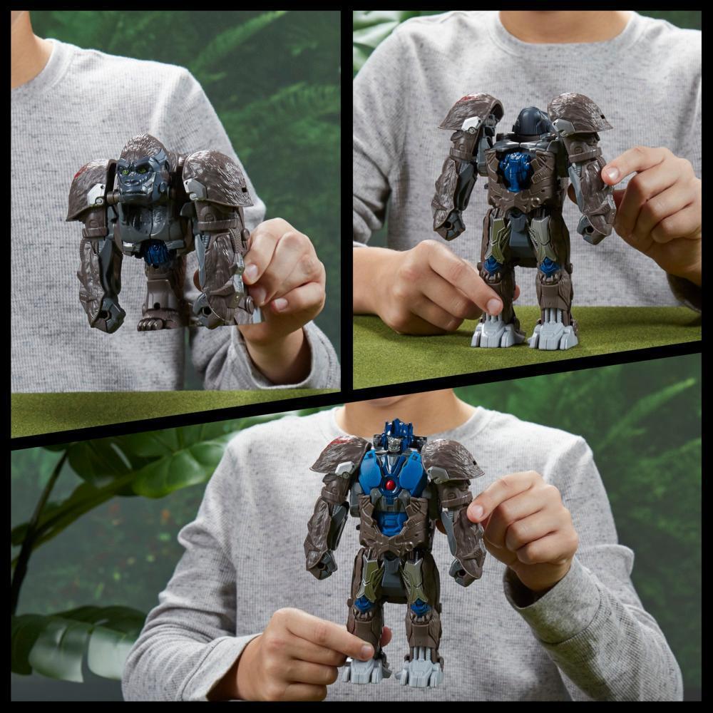 Transformers Toys Transformers: Rise of the Beasts Movie, Smash Changer Optimus Primal Action Figure - Ages 6 and up, 9-inch product thumbnail 1