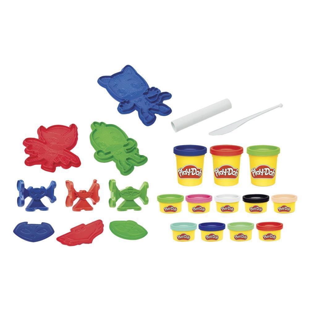 Play-Doh PJ Masks Hero Set Arts and Crafts Activity Toy for Kids 3 Years and Up with 12 Cans product thumbnail 1