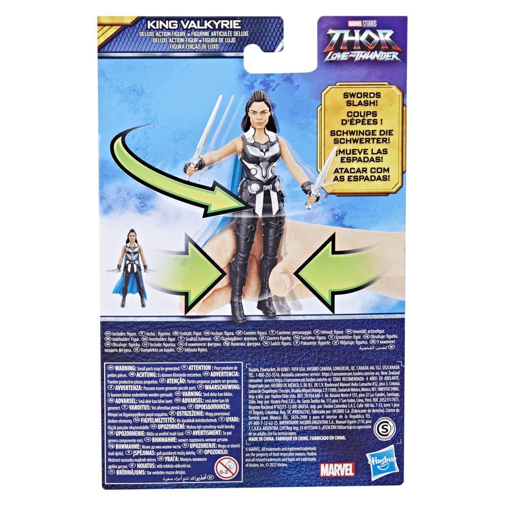 Marvel Studios' Thor: Love and Thunder King Valkyrie Toy, 6-Inch-Scale Deluxe Figure with Action Feature, Ages 4 and Up product thumbnail 1