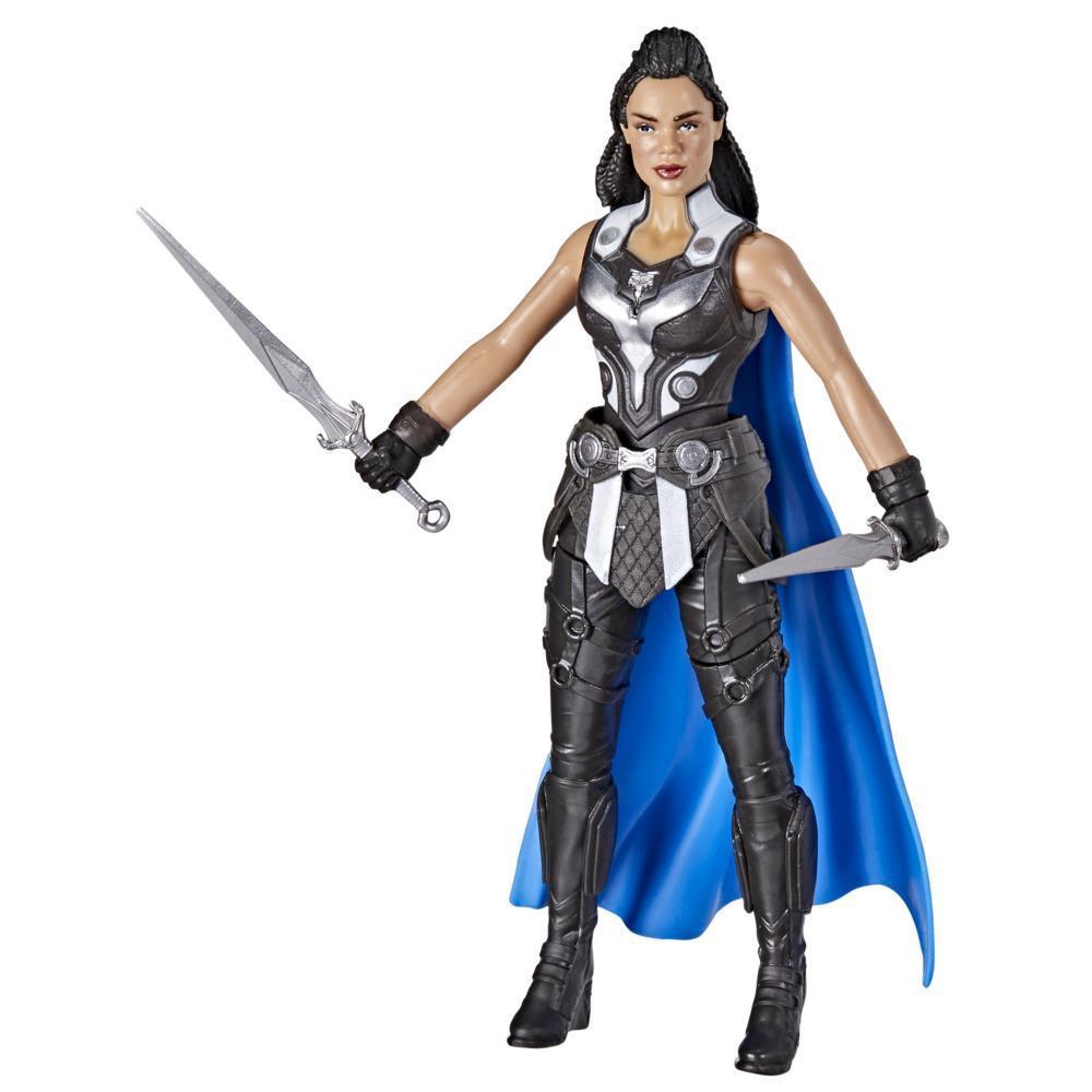 Marvel Studios' Thor: Love and Thunder King Valkyrie Toy, 6-Inch-Scale Deluxe Figure with Action Feature, Ages 4 and Up product thumbnail 1