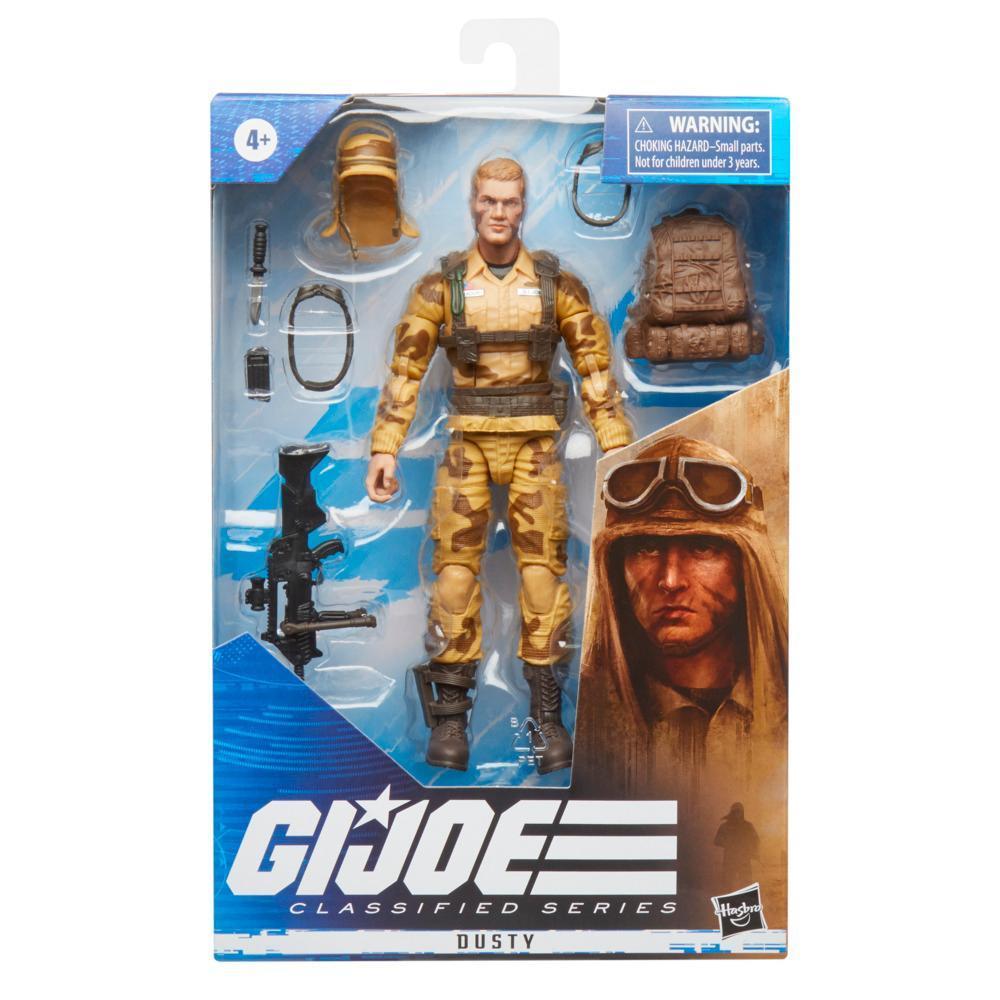 G.I. Joe Classified Series Series Dusty Action Figure 48 Collectible Toys, Multiple Accessories, Custom Package Art product thumbnail 1