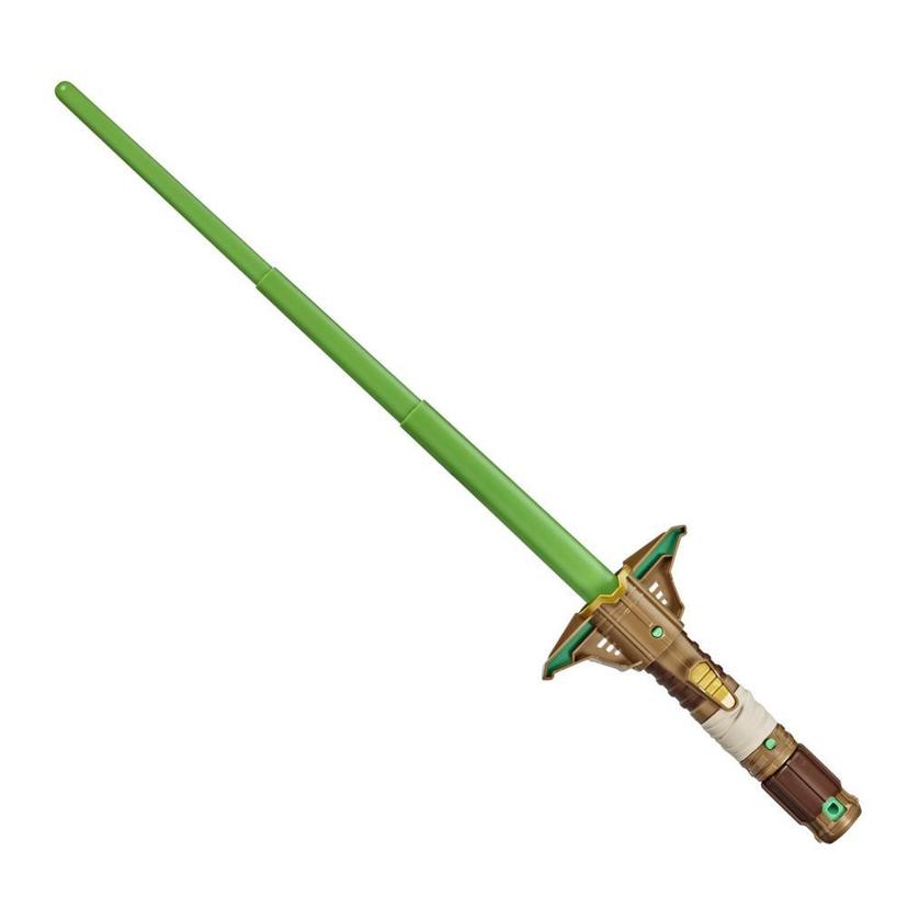 Star Wars Lightsaber Forge Yoda Extendable Green Lightsaber Customizable Roleplay Toy, Ages 4 and Up product image 1