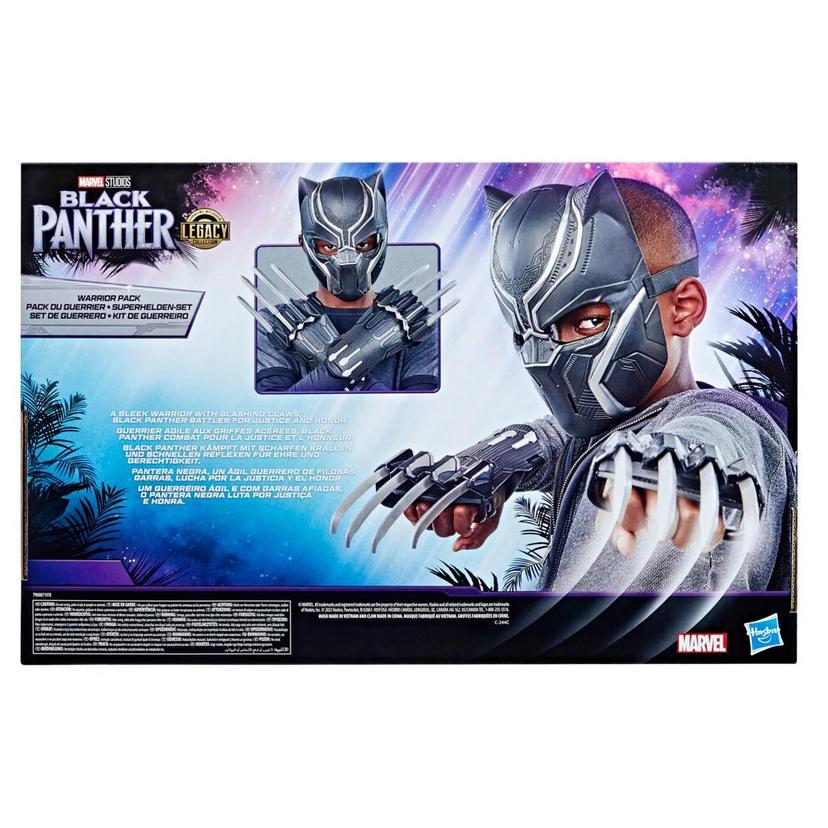 Marvel Studios' Black Panther Legacy Collection Warrior Pack, Mask and Claws, Role Play Toy for Kids Ages 5 and Up product image 1
