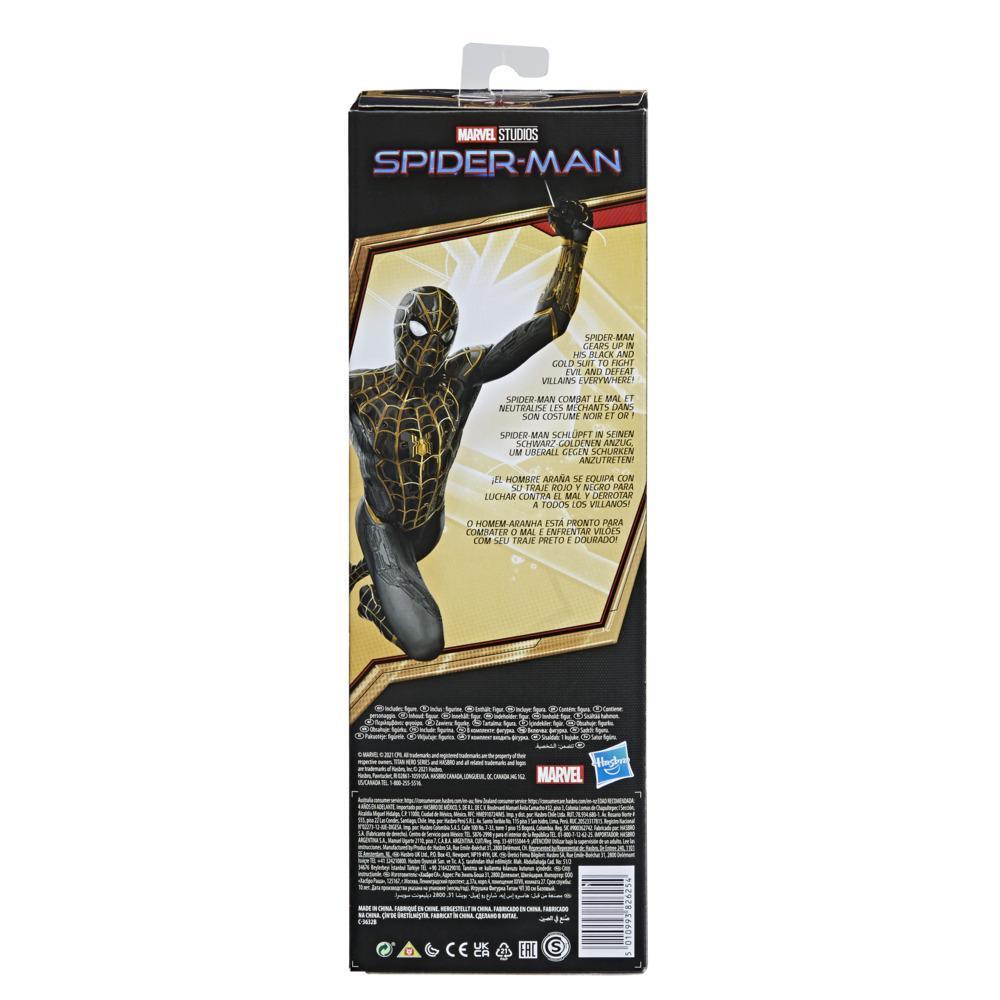 Marvel Spider-Man Titan Hero Series 12-Inch Black and Gold Suit Spider-Man Action Figure Toy, Inspired By Spider-Man Movie, For Kids Ages 4 and Up product thumbnail 1