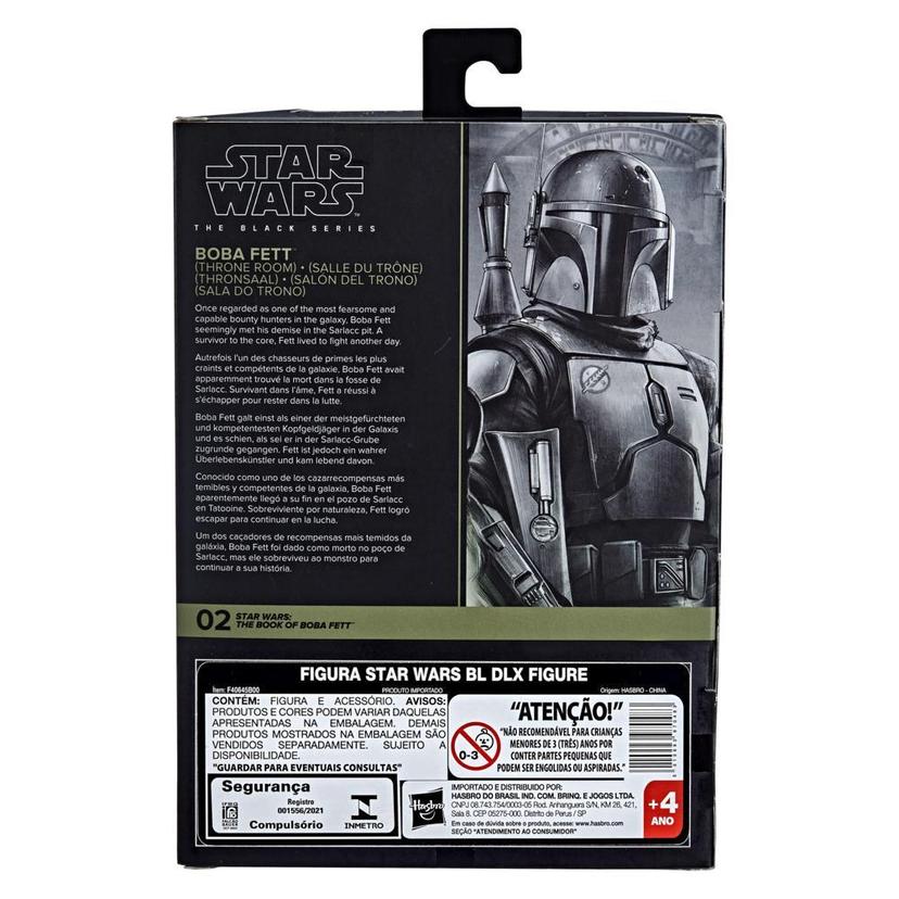 Star Wars The Black Series Boba Fett (Throne Room) Toy 6-Inch-Scale Star Wars: The Book of Boba Fett Figure Ages 4 and Up product image 1