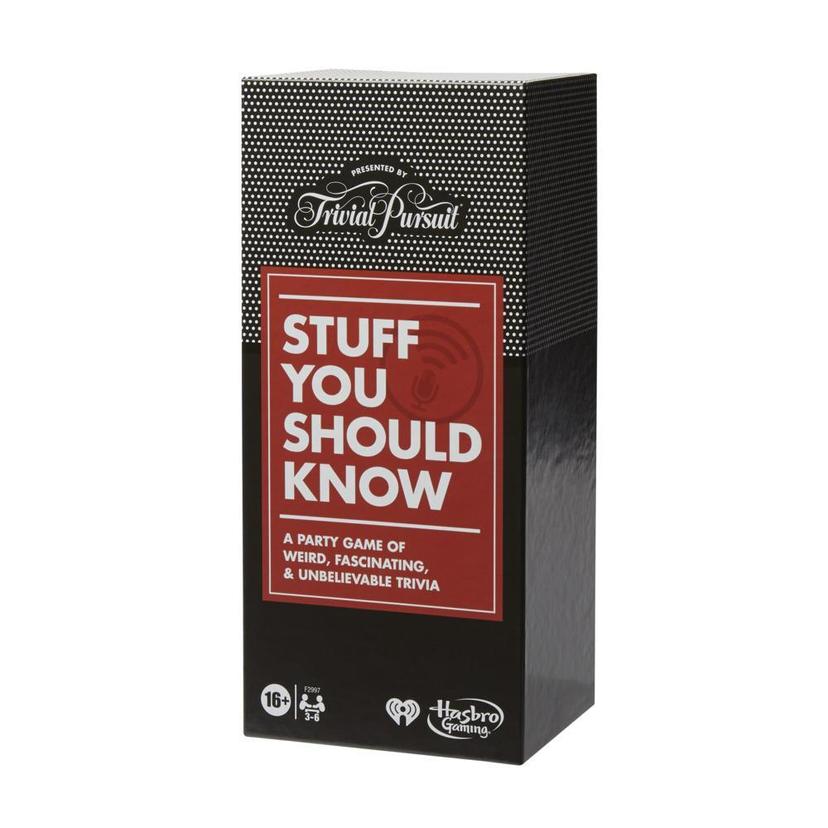 ontsnappen heilig Electrificeren Trivial Pursuit Game: Stuff You Should Know Edition, Inspired by the Stuff  You the Should Know Podcast - Hasbro Games