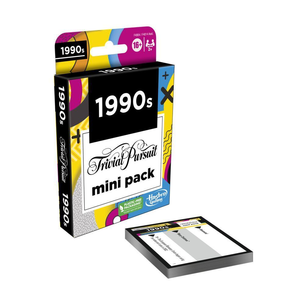 Trivial Pursuit 1990s Mini Pack Game, Fun Trivia Questions for Adults and Teens product thumbnail 1