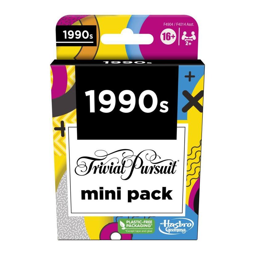 Trivial Pursuit 1990s Mini Pack Game, Fun Trivia Questions for Adults and Teens product image 1