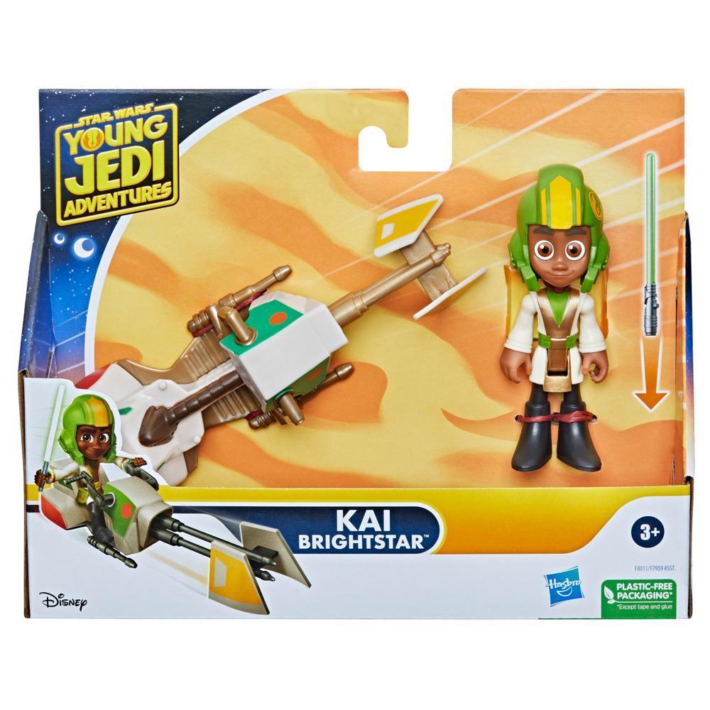 Star Wars Kai Brightstar Figure & Speeder Bike, Star Wars Toys, Preschool Toys (4"-Scale) product thumbnail 1