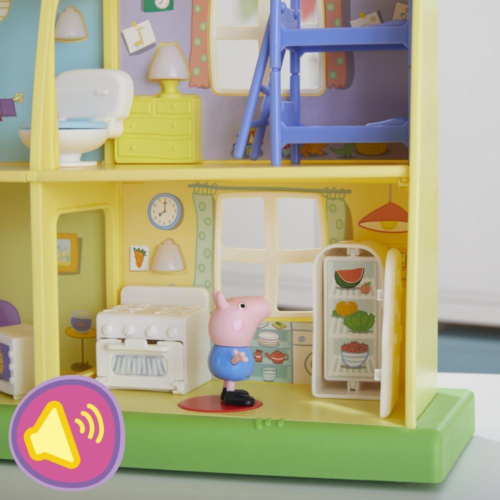 Peppa Pig Peppa’s Adventures Peppa's Playtime to Bedtime House Preschool Toy, Speech, Light, and Sounds, Ages 3 and Up product thumbnail 1