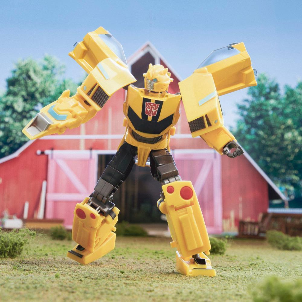 Transformers Toys EarthSpark Deluxe Class Bumblebee Action Figure product thumbnail 1