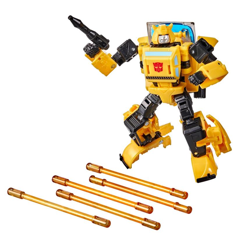 Transformers Toys War for Cybertron Trilogy Deluxe Origin Bumblebee Action Figure, Ages 8 and Up, 4.5-inch product image 1