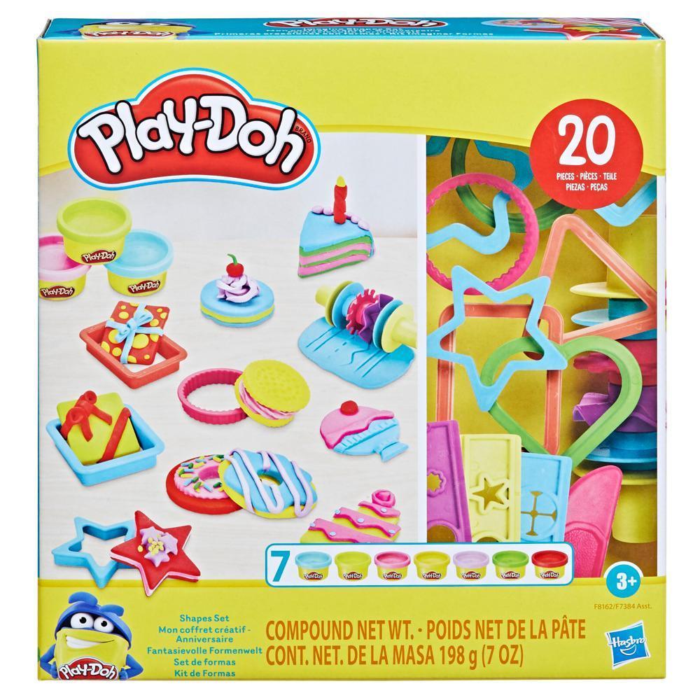 Play-Doh Imagine Shapes Set with 20 Tools, Kids Toys product thumbnail 1