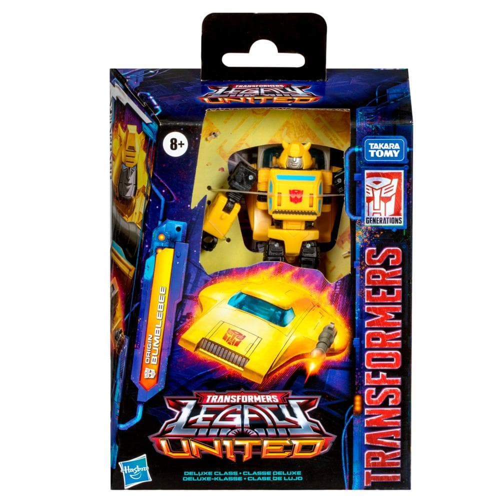 Transformers Legacy Deluxe Class Origin Bumblebee Action Figure product thumbnail 1