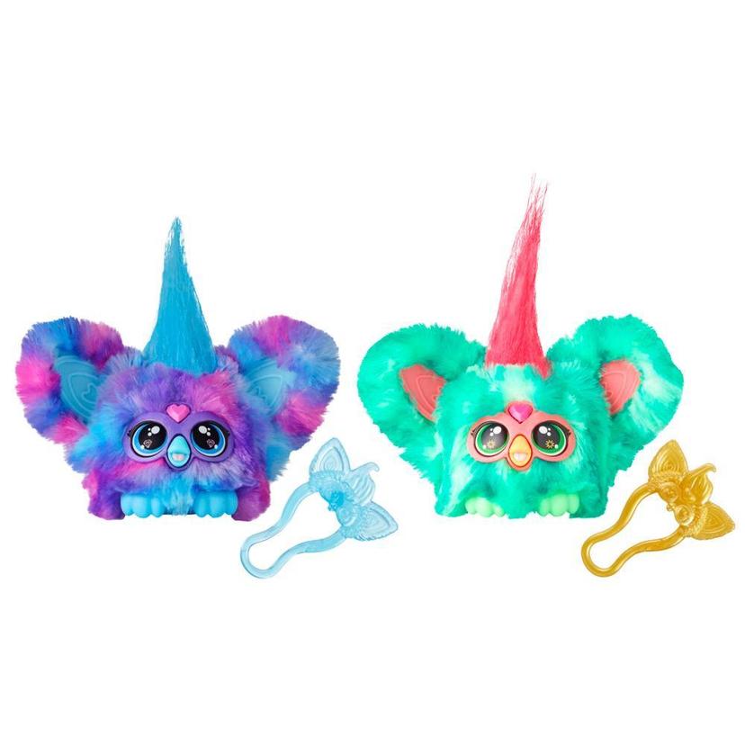Furby Furblets Luv-Lee & Mello-Nee 2-Pack Mini Electronic Plush Toy for Girls & Boys 6+ product image 1