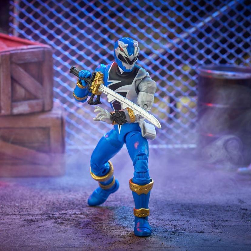 Power Rangers Lightning Collection Dino Fury Blue Ranger 6-Inch Premium Collectible Action Figure Toy with Accessories product image 1