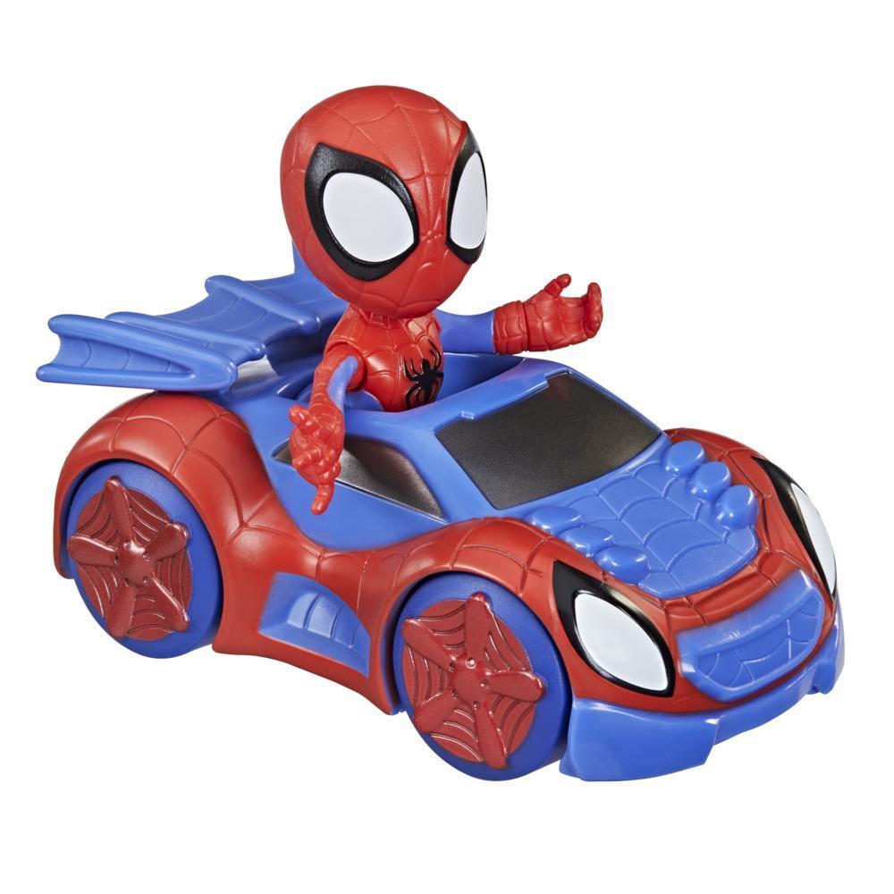 Marvel Spidey and His Amazing Friends Spidey Action Figure And Web-Crawler Vehicle, For Kids Ages 3 And Up product thumbnail 1