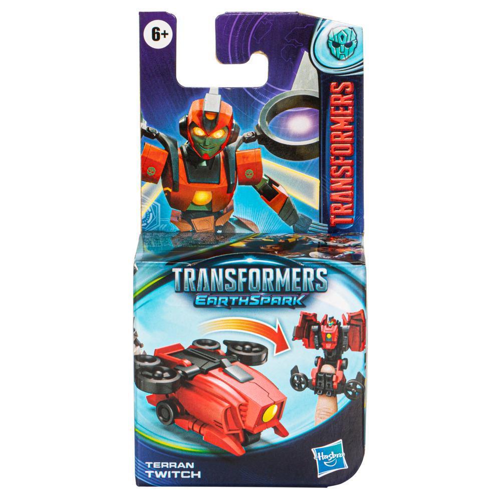 Transformers Toys EarthSpark Tacticon Terran Twitch, 2.5" Action Figures for Kids 6+ product thumbnail 1