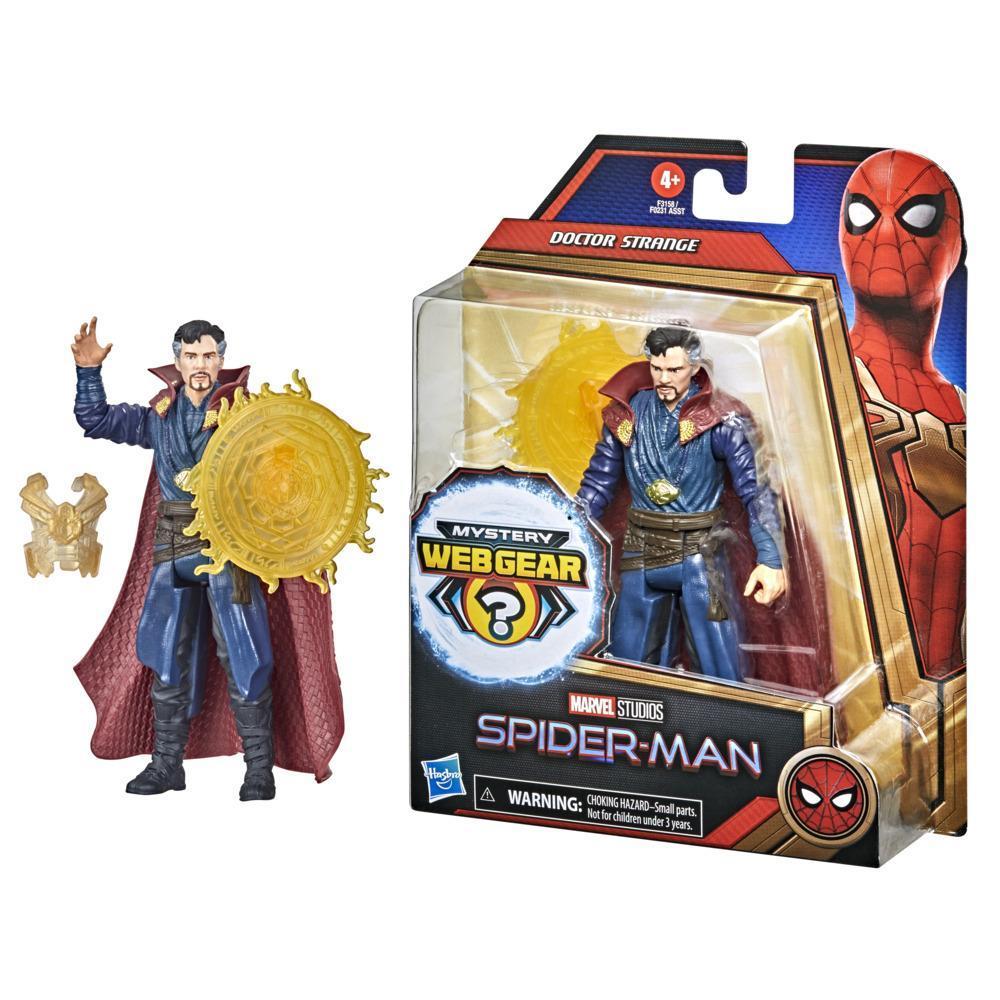 Marvel Spider-Man 6-Inch Mystery Web Gear Doctor Strange, 1 Mystery Web Gear Armor Accessory and  1 Character Accessory, Ages 4 and Up product thumbnail 1