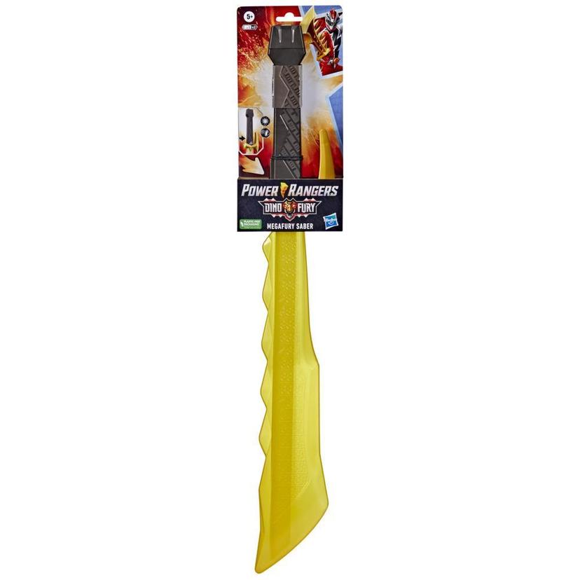 Power Rangers Dino Fury Megafury Saber Electronic Toy with Motion-Activated Light and Sound FX product image 1