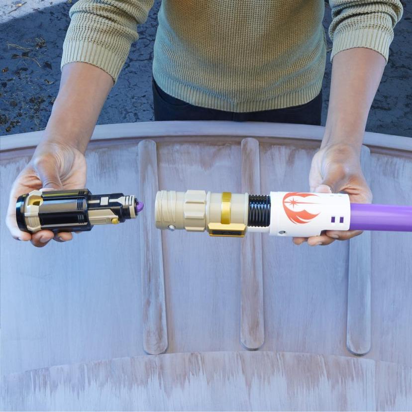 Star Wars Lightsaber Forge Mace Windu Extendable Purple Lightsaber Customizable Roleplay Toy, Ages 4 and Up product image 1