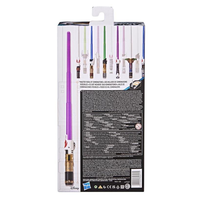 Star Wars Lightsaber Forge Mace Windu Extendable Purple Lightsaber Customizable Roleplay Toy, Ages 4 and Up product image 1