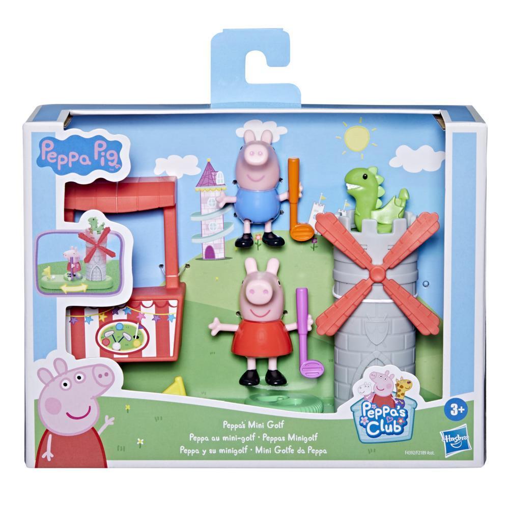 Peppa Pig Peppa's Club Peppa's Mini Golf Preschool Playset Toy, Features 2 Figures and Spinning Windmill, for Ages 3 and Up product thumbnail 1